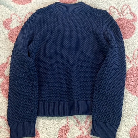 Vineyard Vines Ribbed V Neck Zippered Pullover Thick Textured Sweater. - Picture 8 of 10